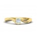 Zásnubný prsteň biele zlato s brliantom 0072